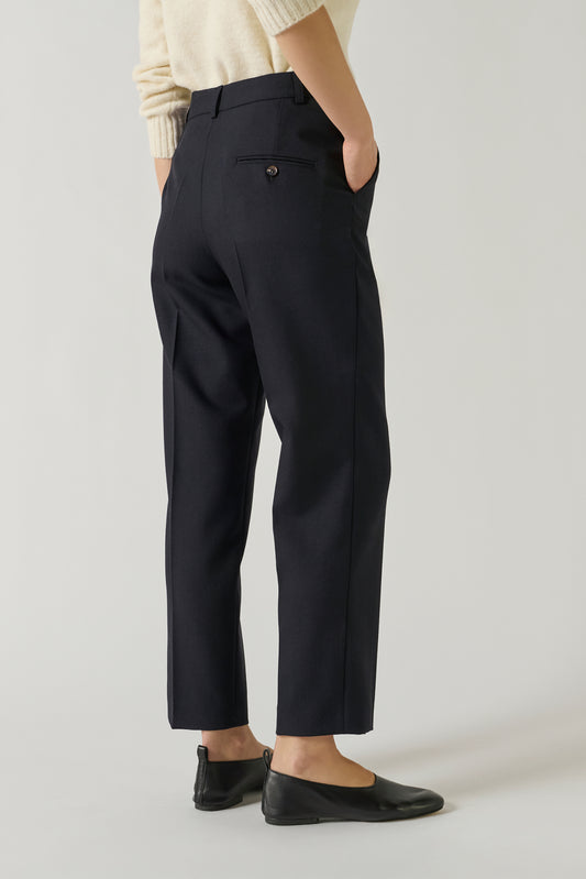 Pantalon Gabriel - Navy - Laine - Femme