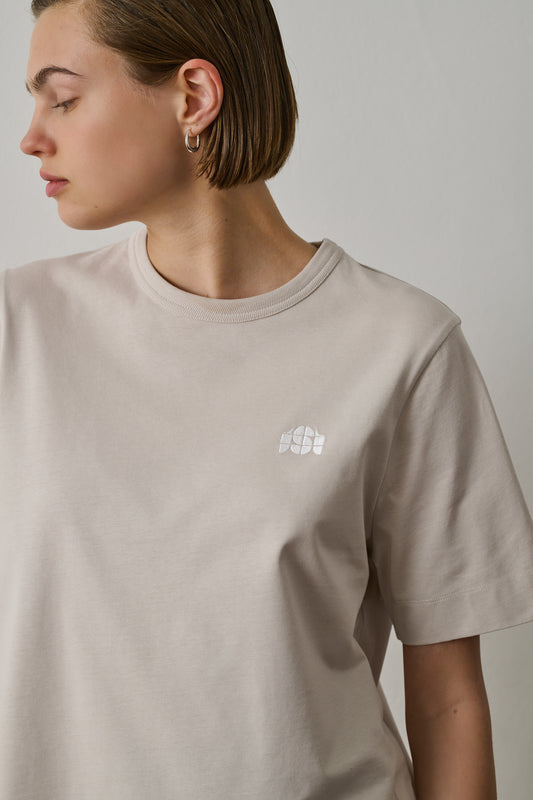 Tee-Shirt Eileen - Craie - Coton - Femme