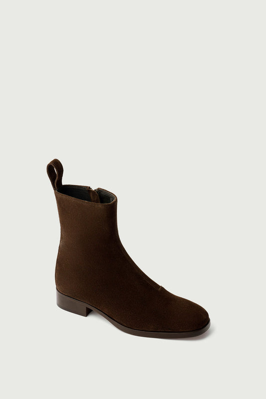 Bottines West - Marron - Cuir - Femme