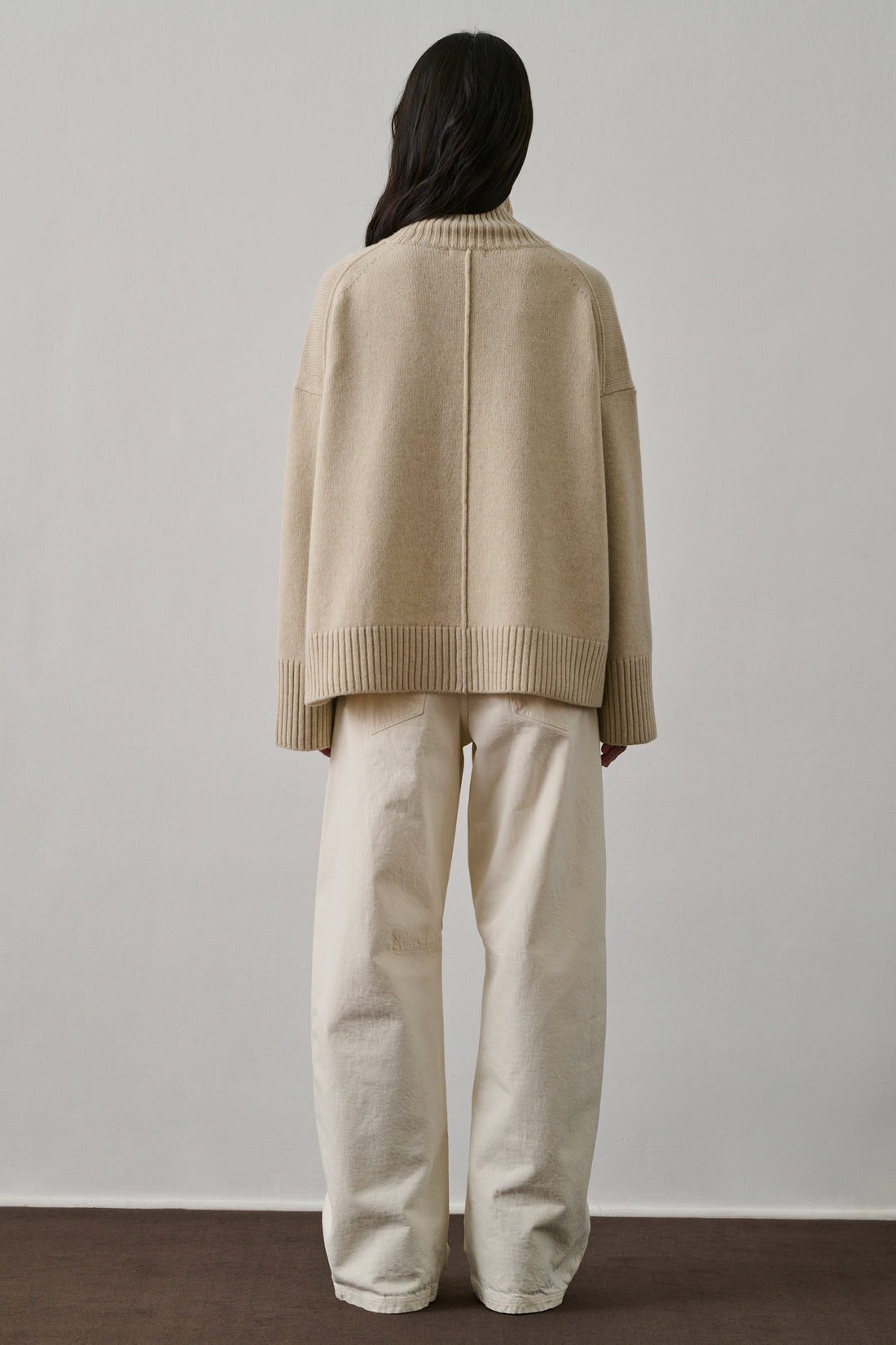 Pull William - Écru Chiné - Laine - Femme