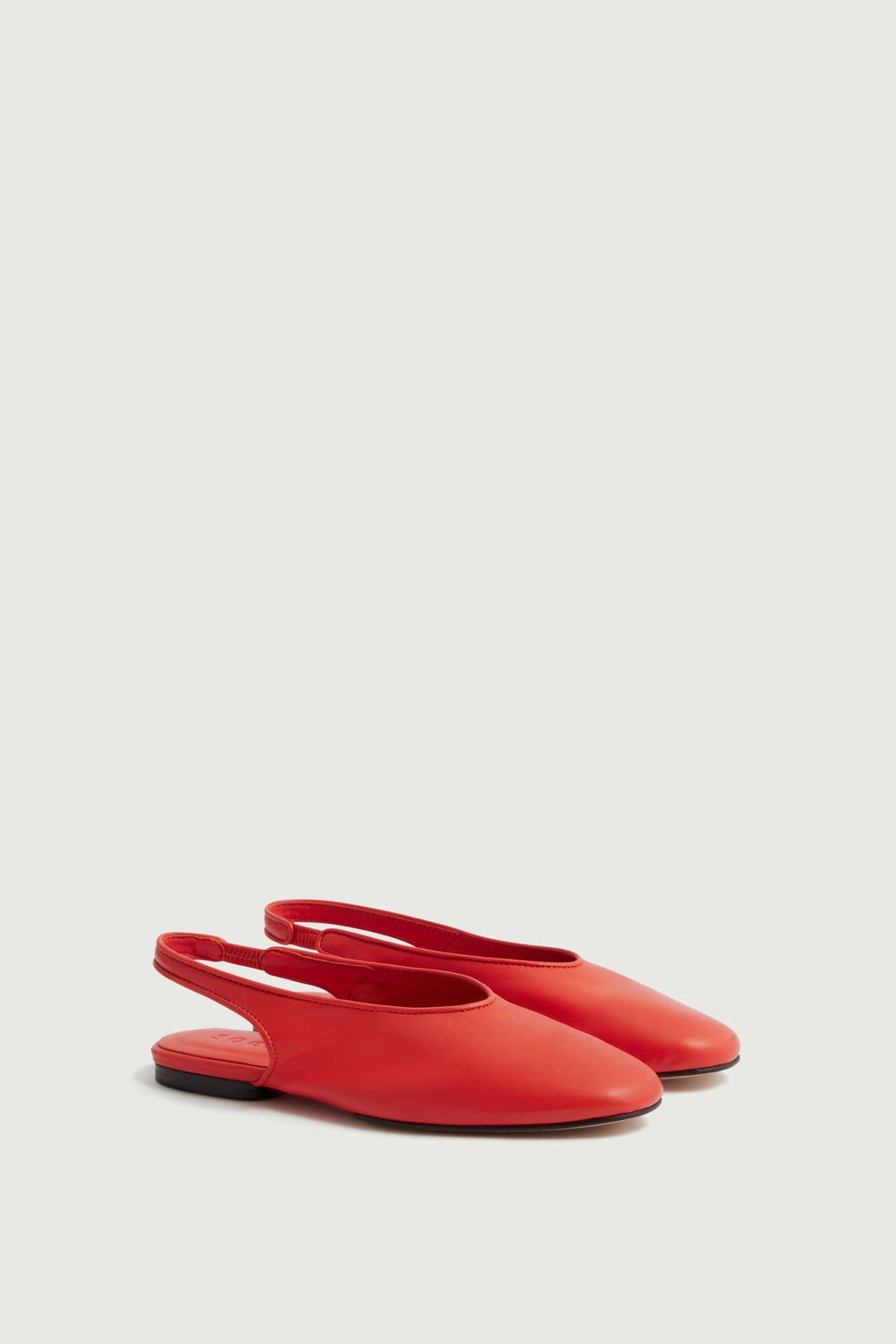 Slingbacks Emmett - Rouge - Cuir - Femme vue 4