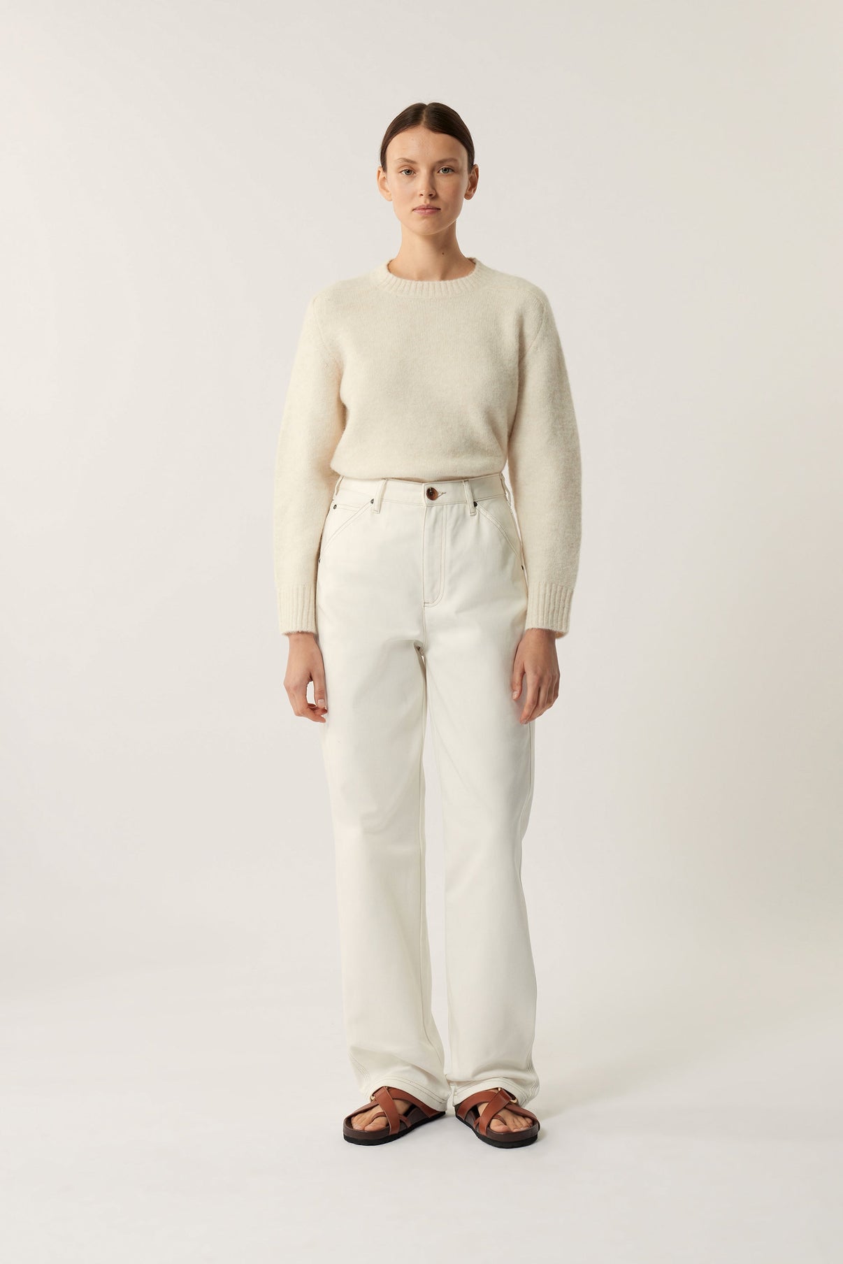 ENVIE OFF-WHITE SWEATER vue 5