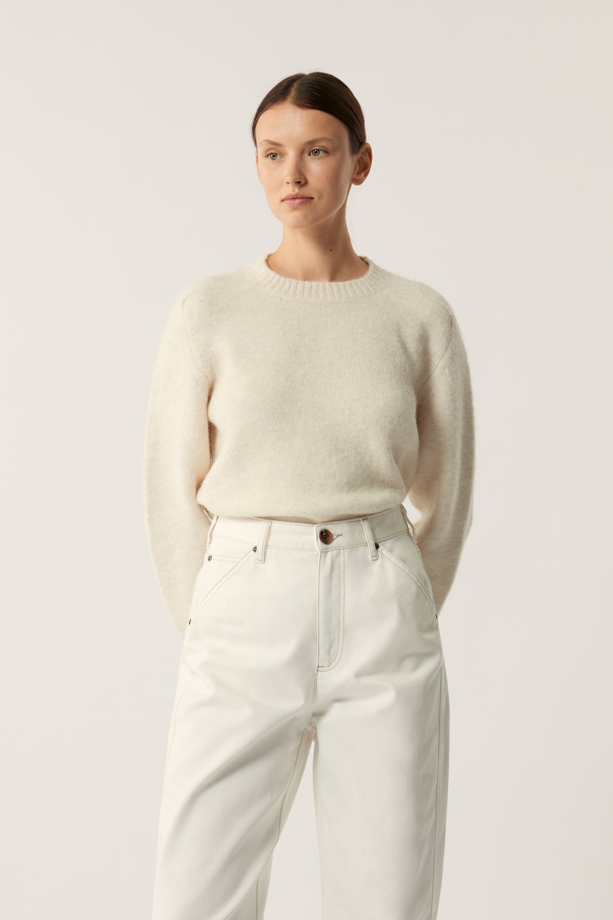 ENVIE OFF-WHITE SWEATER vue 4