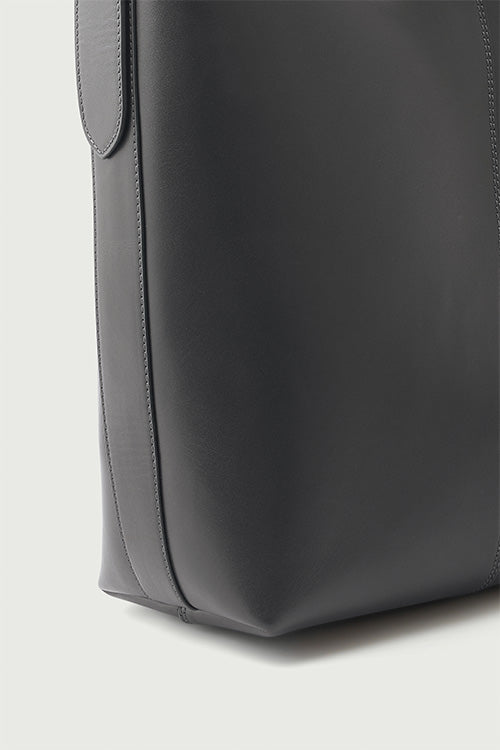 Sac Saudade - Acier/Chocolat - Cuir - Femme vue 4